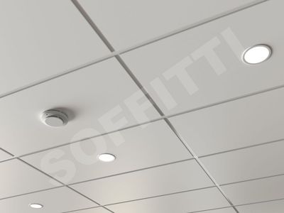 Кассетный потолок Tegular 1200x600мм белый