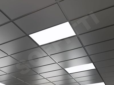 Кассетный потолок Tegular 600x300мм металлик